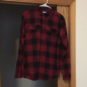 Columbia flannel size small